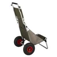 Aluminum beach trolley fishing cart folding beach cart